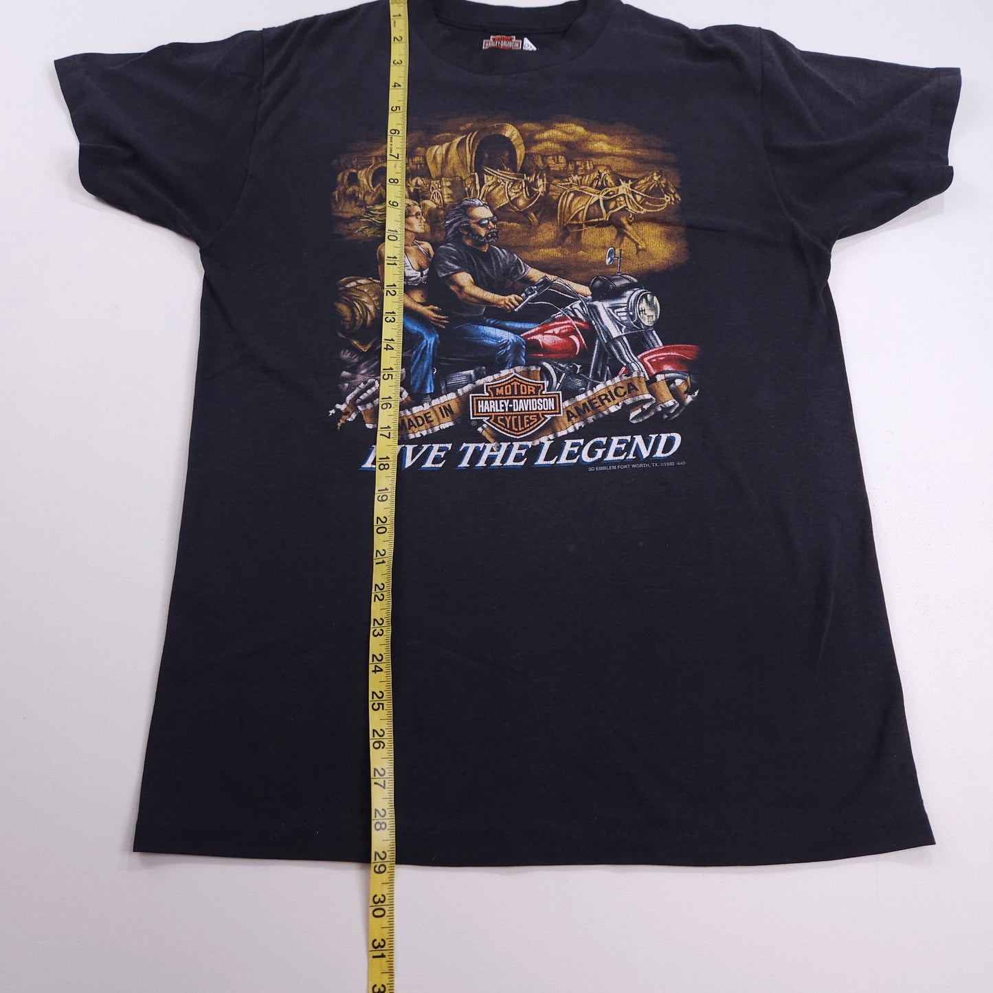 3d Emblem Harley Davidson Live The Legend L