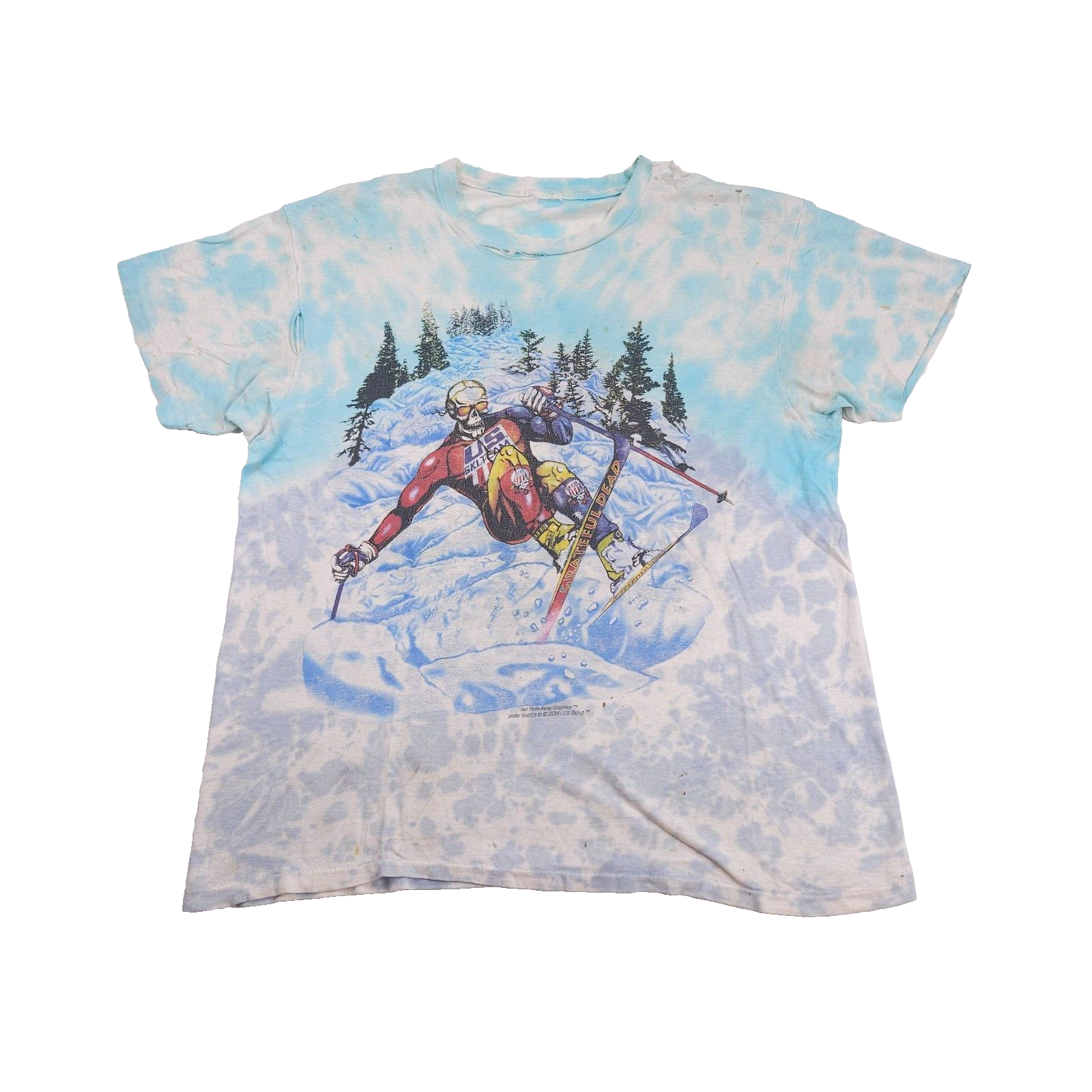 Grateful dead ski shirt top
