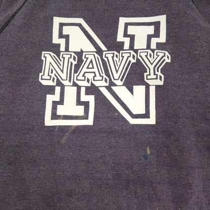 US Navy 80s Sweatshirt Paint Size L