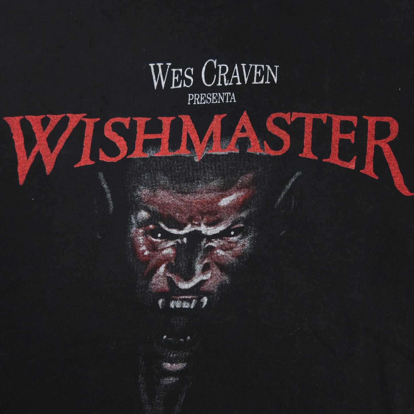 Wishmaster Movie Spanish Promo Shirt Wes Craven M