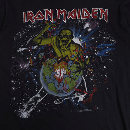 IRON MAIDEN Concert Shirt 83 Size M/L World Piece Tour