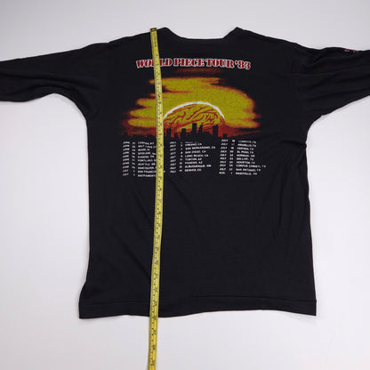 IRON MAIDEN Concert Shirt 83 Size M/L World Piece Tour