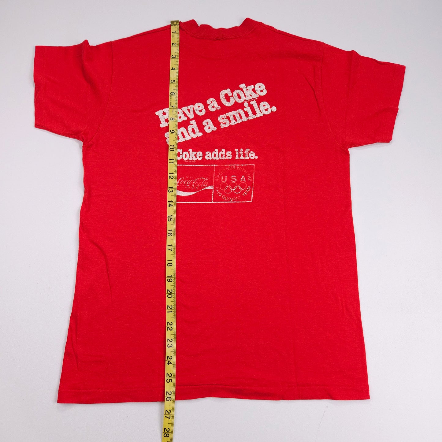 Coca Cola Coke Shirt 80s Olympics Games China M