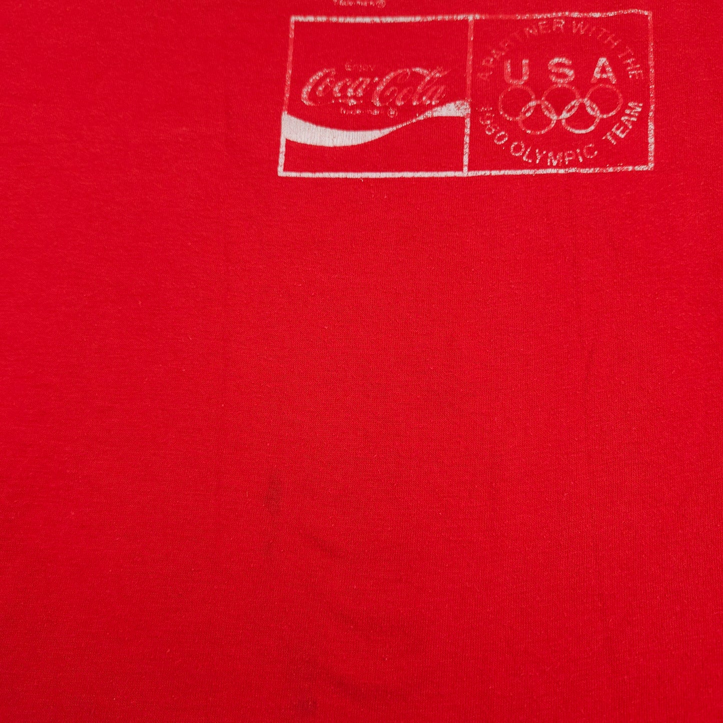 Coca Cola Coke Shirt 80s Olympics Games China M