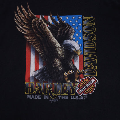 Harley Davidson 3D EMBLEM Eagle Flag 91 XL