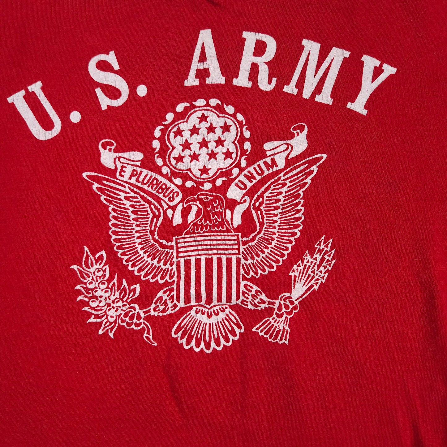 US Army E Pluribus Unum Ringer 70s USA L