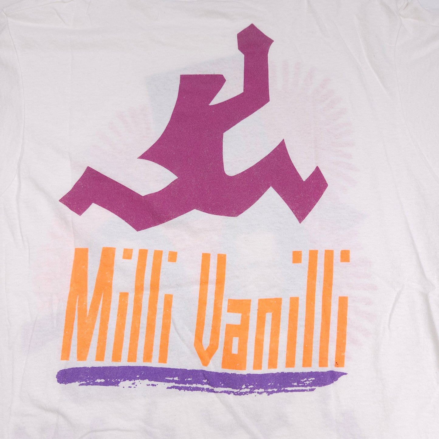 Milli Vanilli Rob Fab Tour Shirt 90s White XL