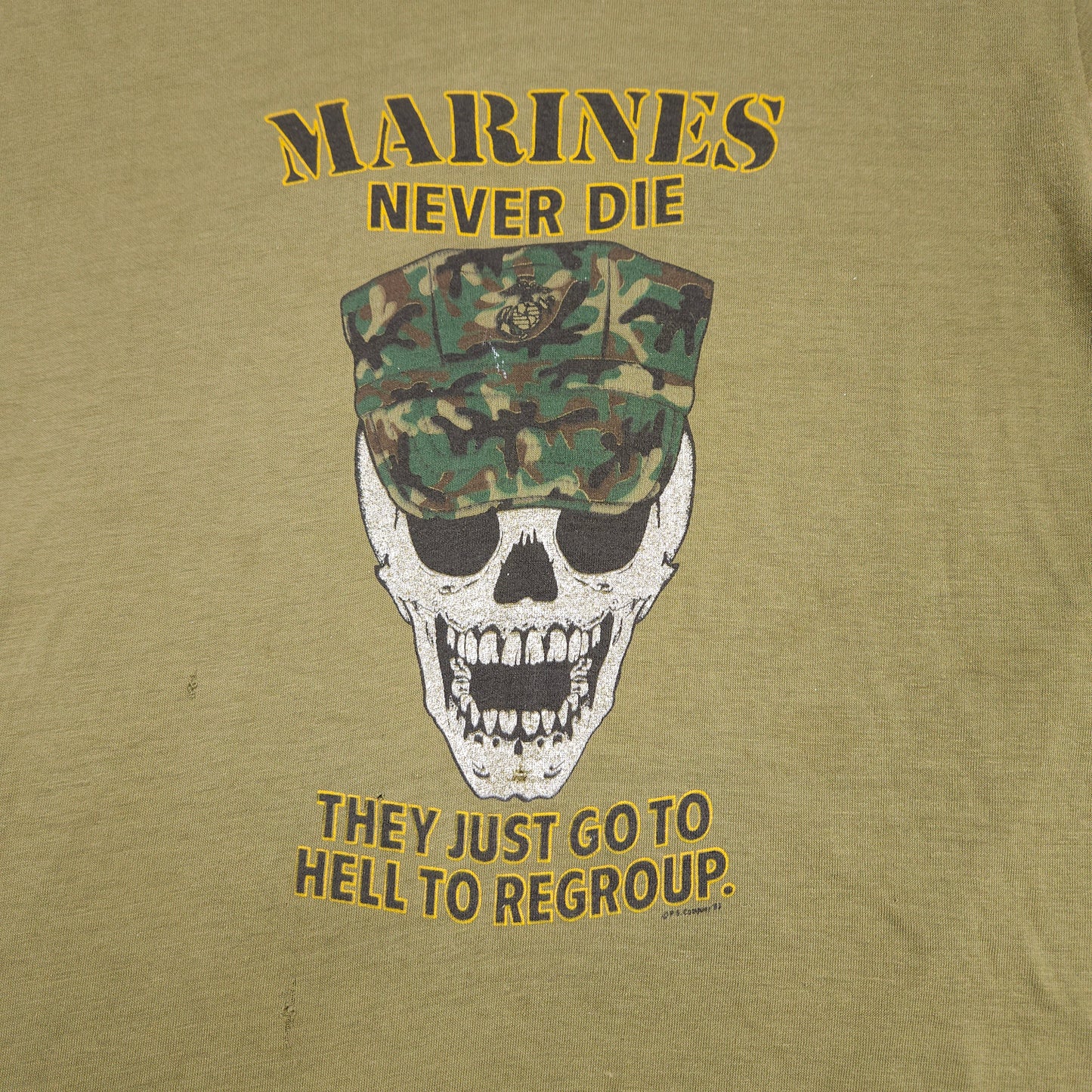 Marines Never Die They Go To Hell & Regroup L