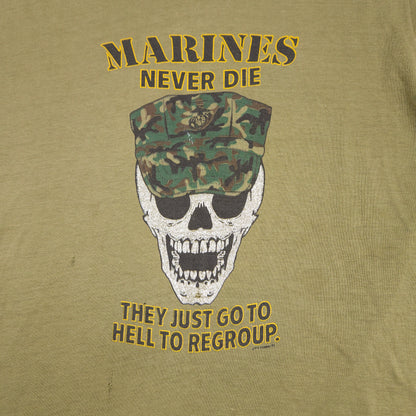 Marines Never Die They Go To Hell & Regroup L