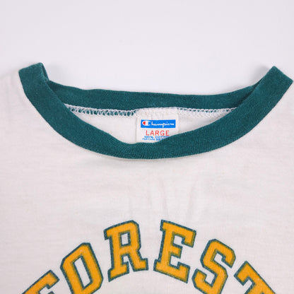 Champion Blue Bar 70s Logo Forest Wildcats L