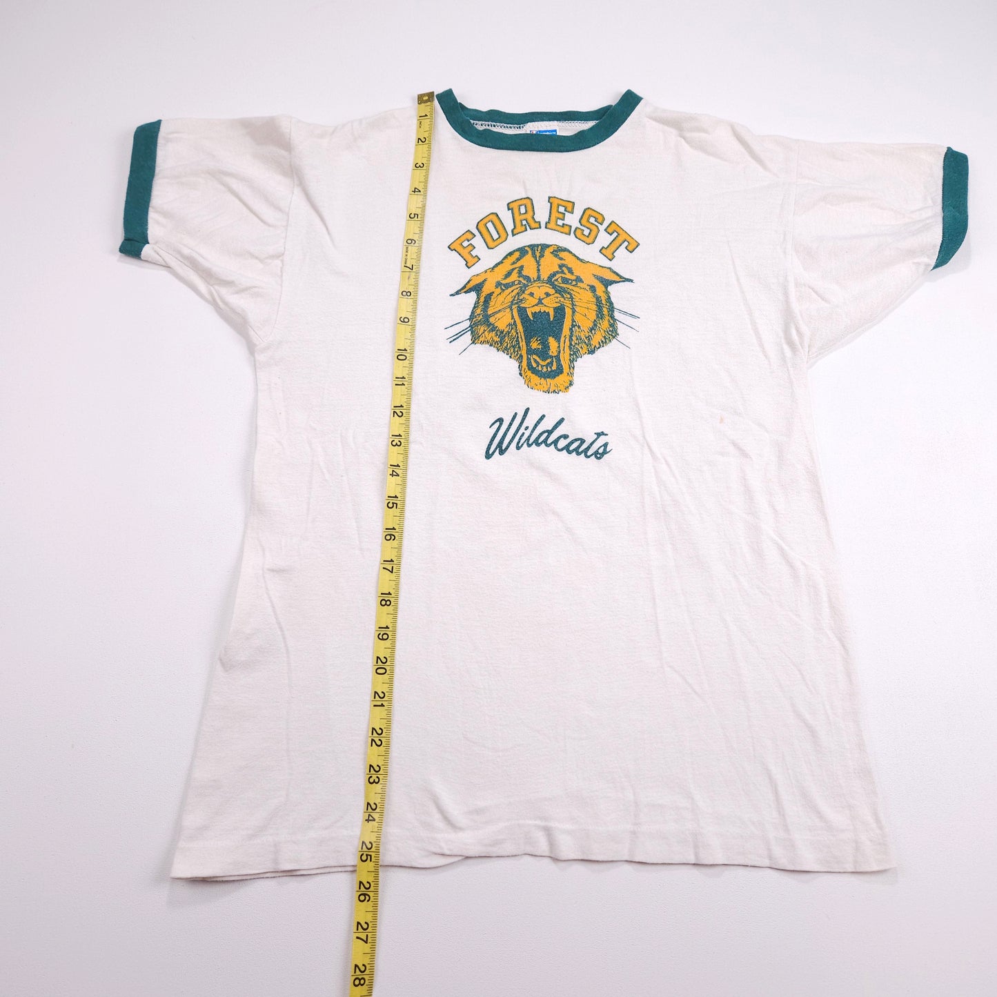 Champion Blue Bar 70s Logo Forest Wildcats L