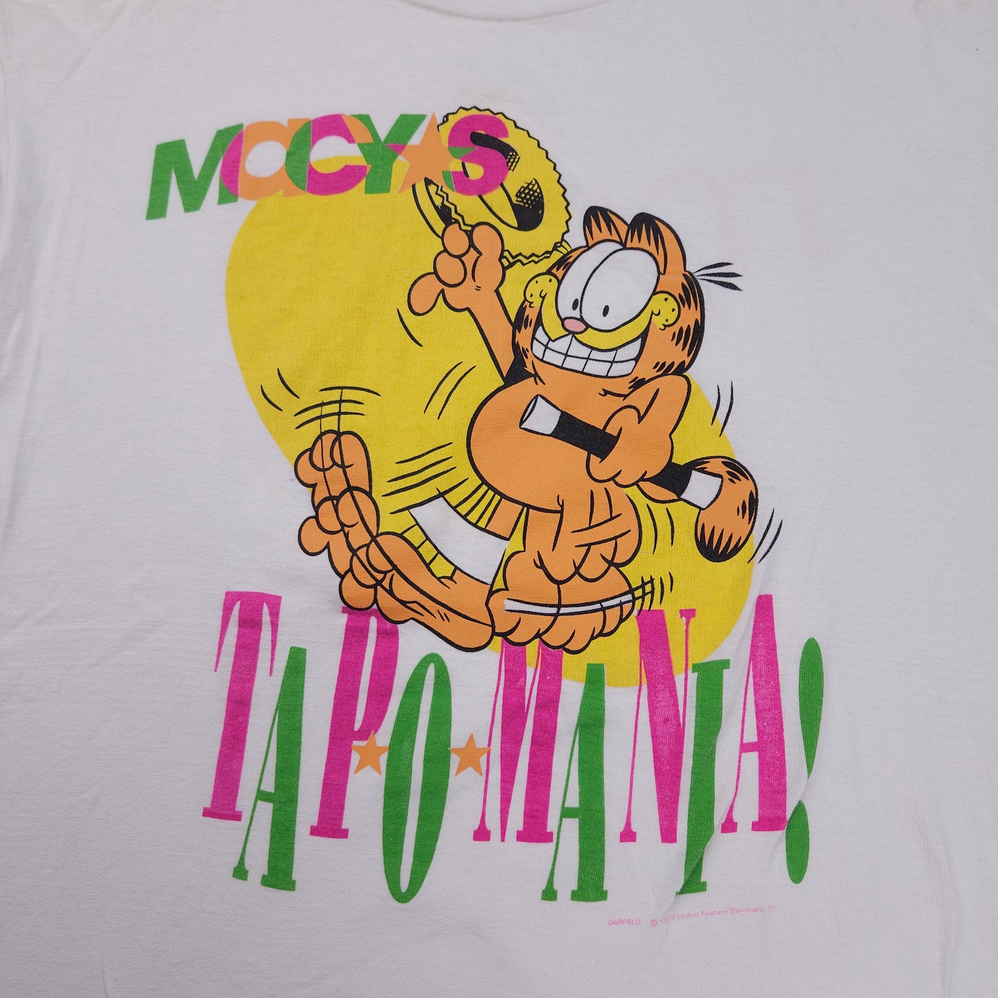 Garfield Macy's Shirt 90s Mens L