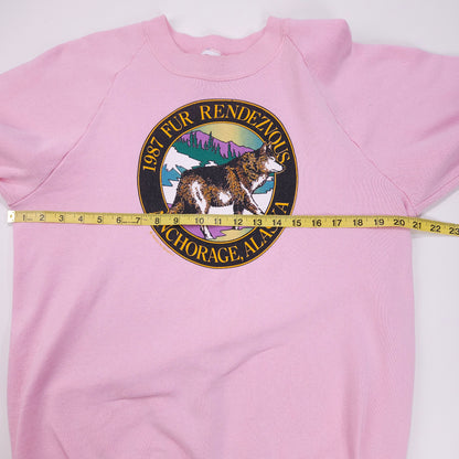 Alaska Fur Rendezvous Sweatshirt 80s L