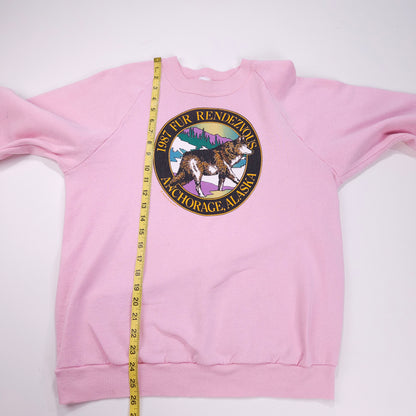 Alaska Fur Rendezvous Sweatshirt 80s L