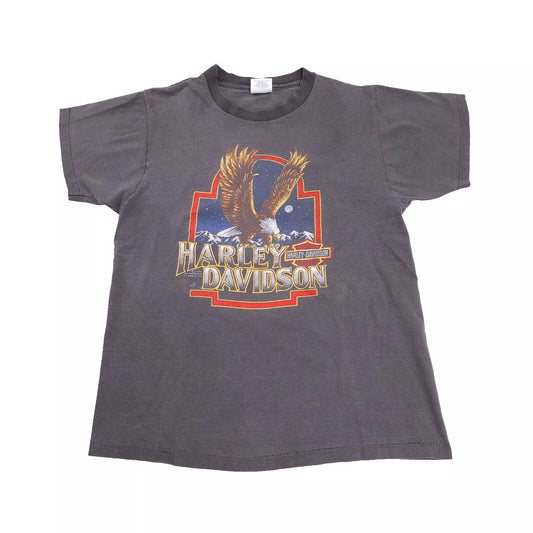 Harley Davidson 3D Emblem Eagle Flag 80s M