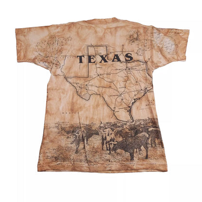 Sneaky Tees Texas Shirt Rodeo '93 Cowboy L