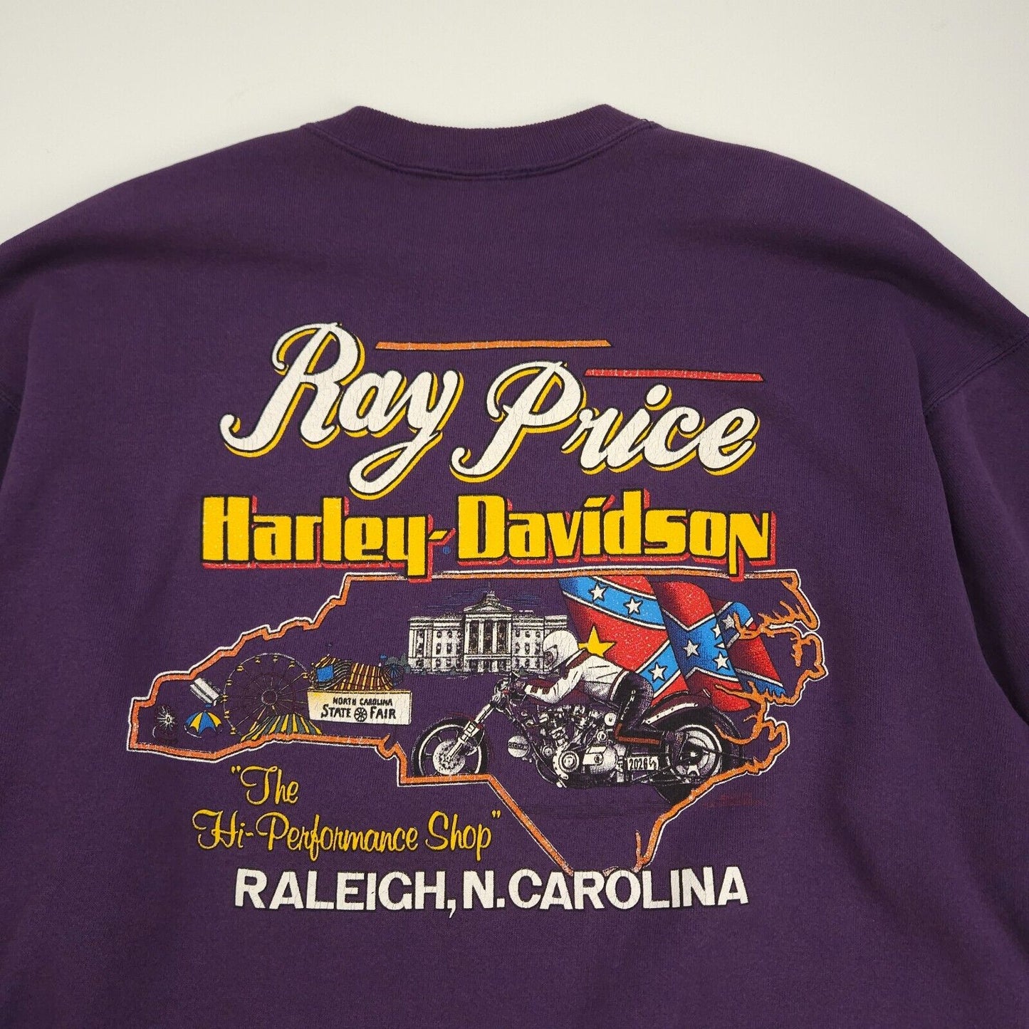 Harley Davidson Untamed Raleigh NC Sweatshirt XL