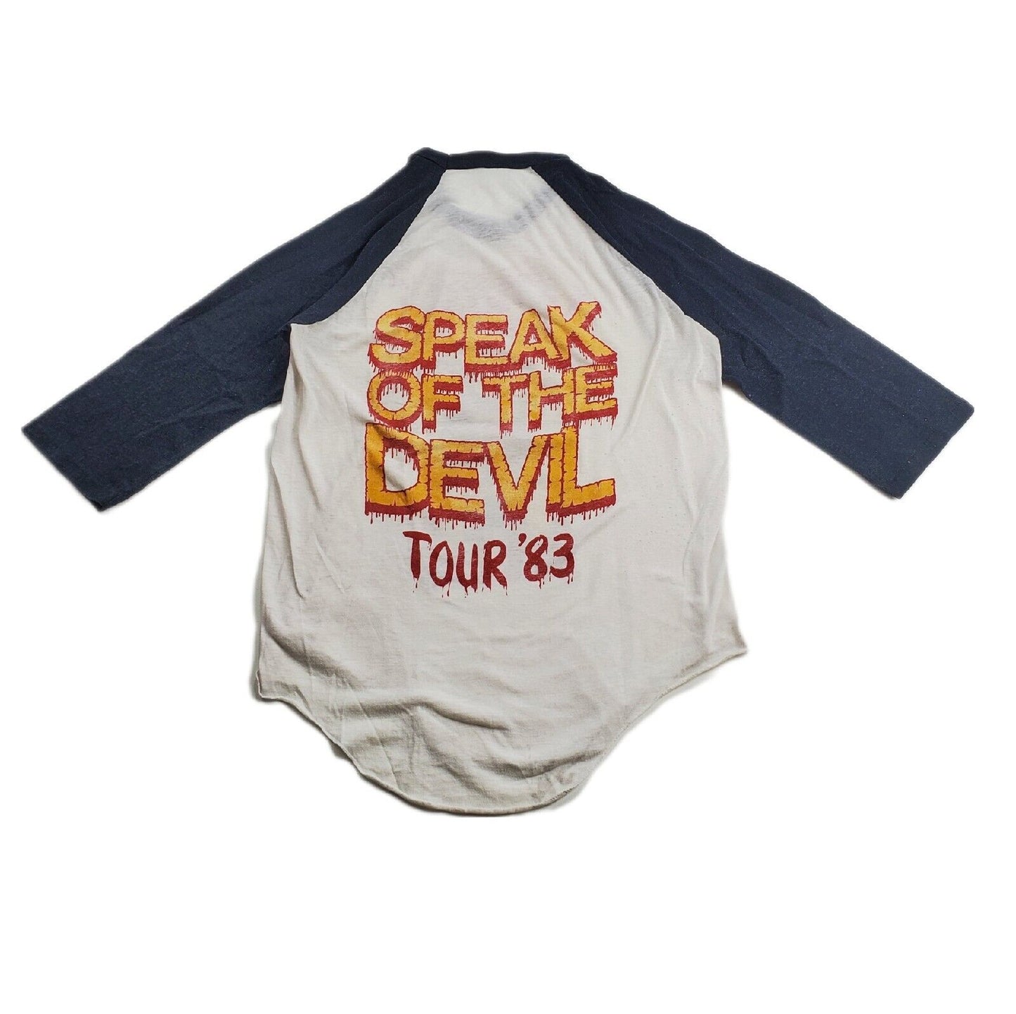 Ozzy Osbourne Speak Of The Devil Tour 83 Raglan M