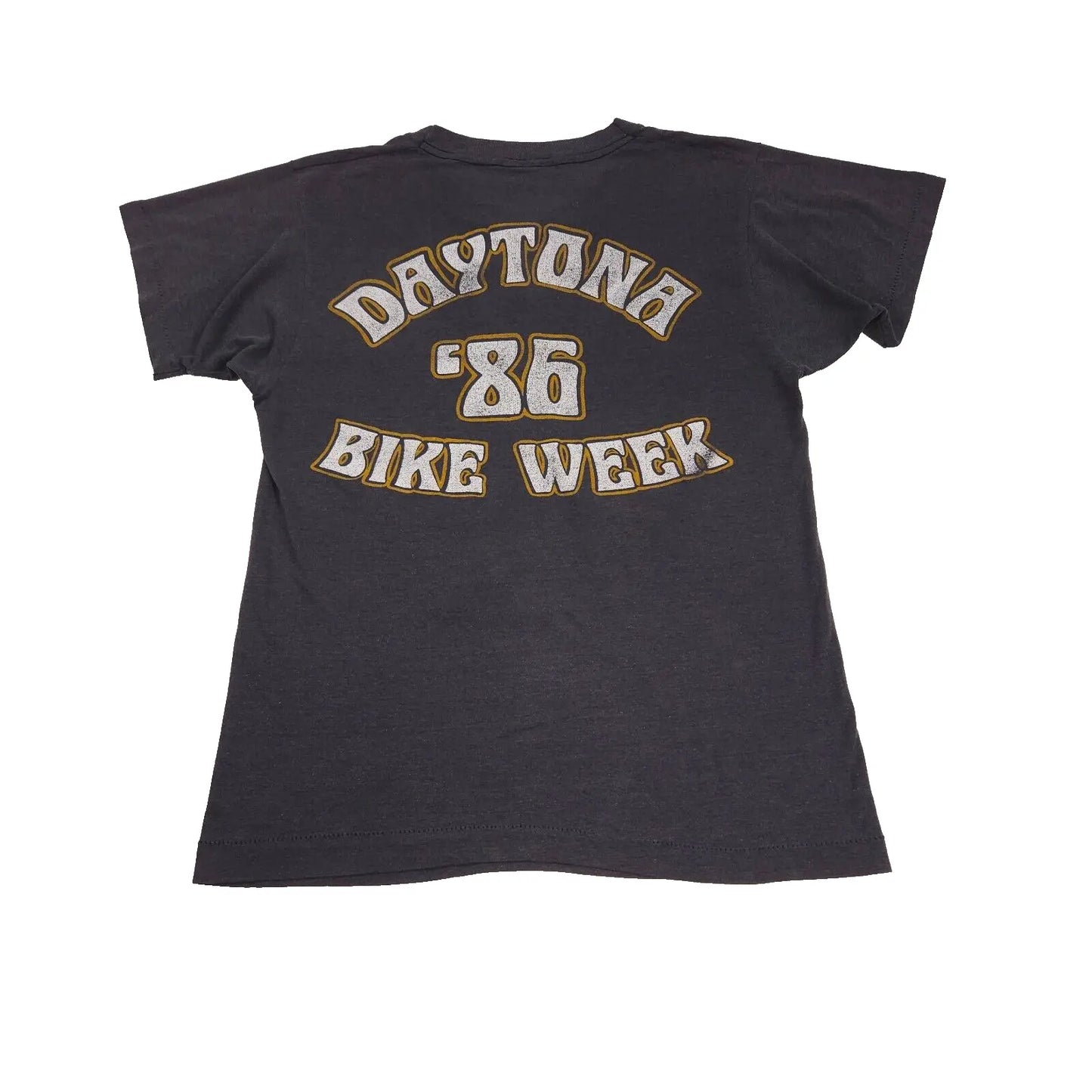 Harley Davidson Shirt Eagle 80s Bike Week 86 S