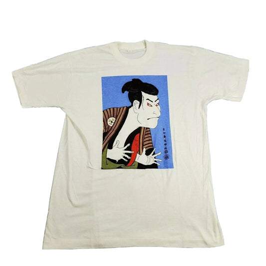 Toyokuni Ukiyo-e Art 87 Shirt Japanese Samurai L