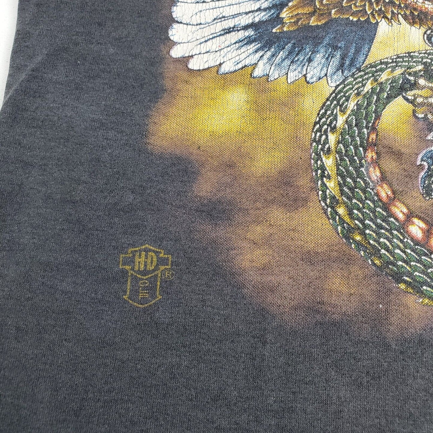 Harley Davidson T Shirt Eagle Dragon 88 Medium