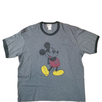 Mickey Mouse 90s Ringer New XXL