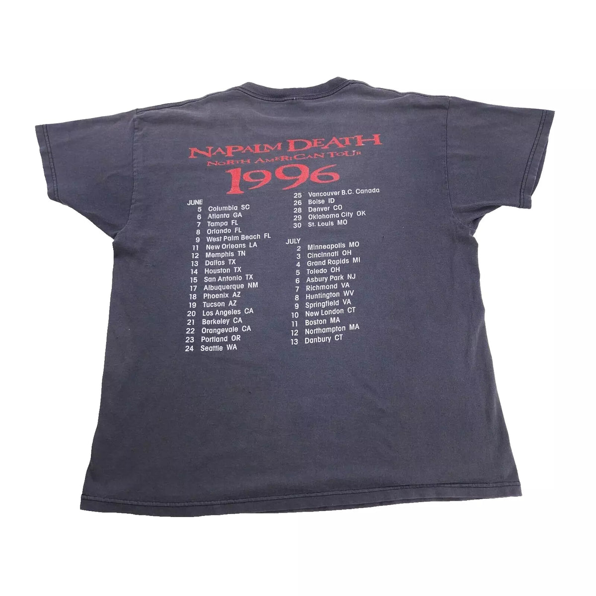 Kamoki Api Napalm Death 90s Tour XL – kamoki