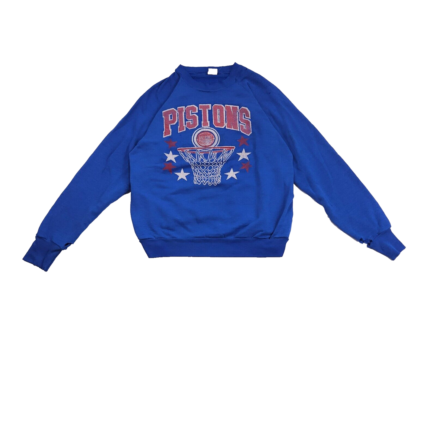 NBA Basketball Detroit Pistons Sweatshirt Thrashed L