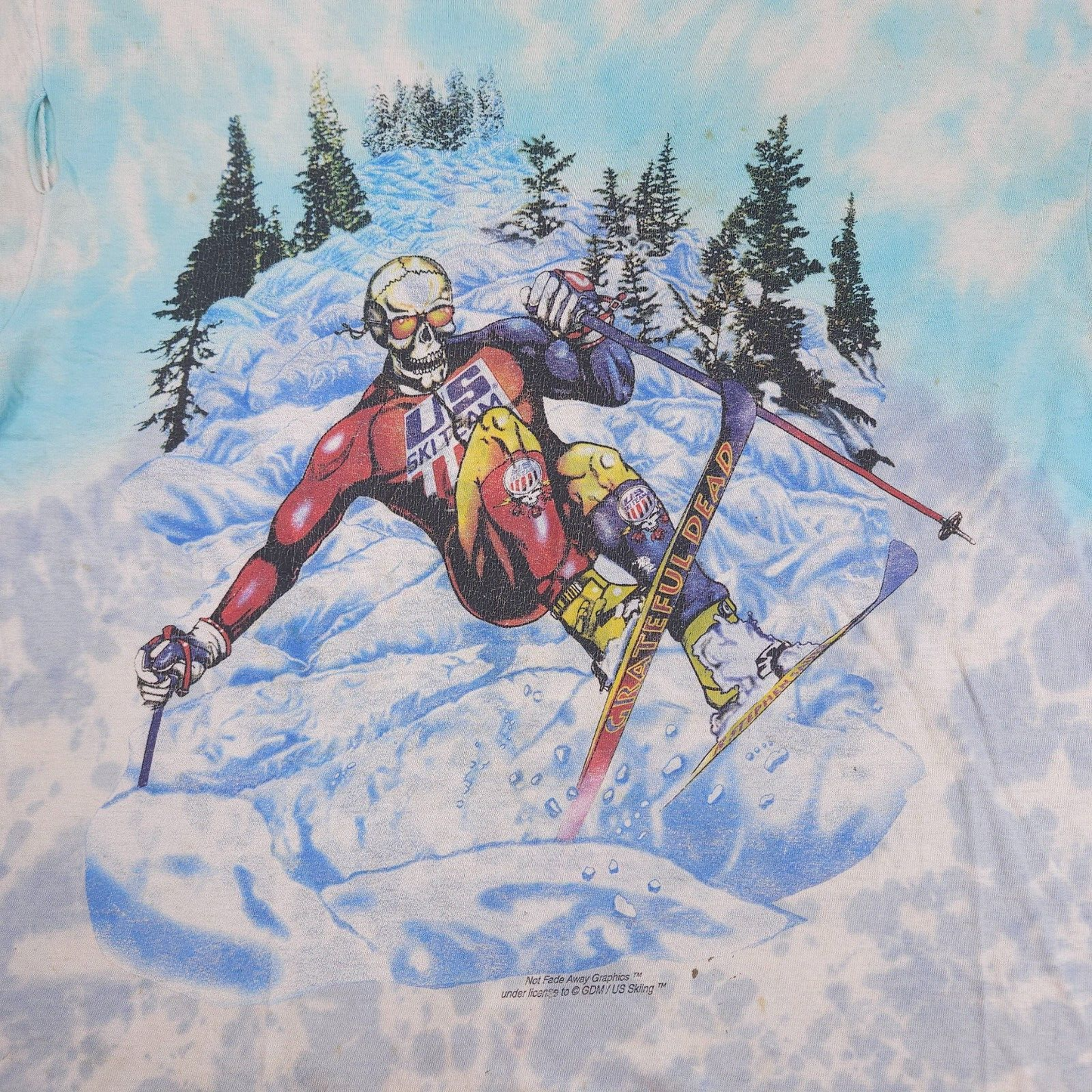 Grateful Dead US Skiing Team XL Thrashed