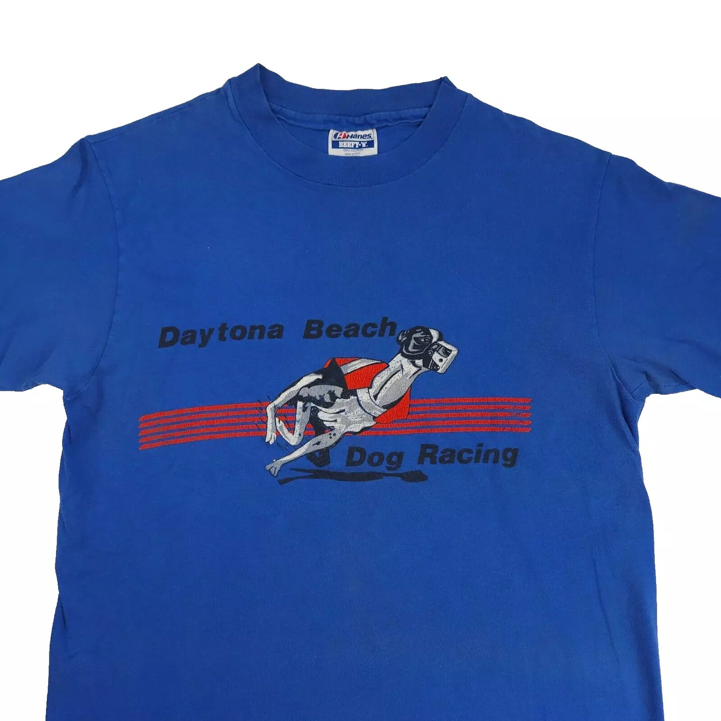 Dog Racing Poker Track Shirt 90s Daytona M