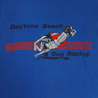 Dog Racing Poker Track Shirt 90s Daytona M