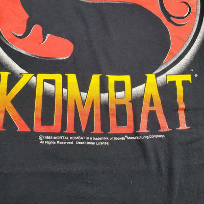 Mortal Kombat T Shirt Midway XL